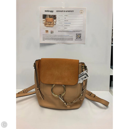 Backpack Luxury Designer By Chloe, Size: Small