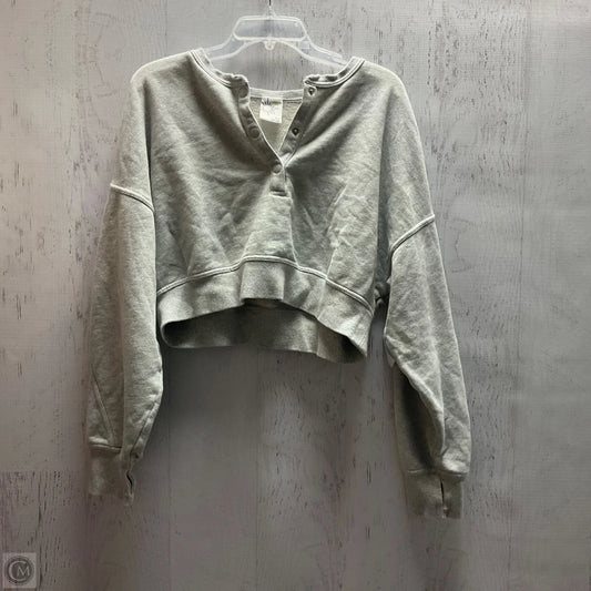Sweatshirt Crewneck By Aerie In Grey, Size: M