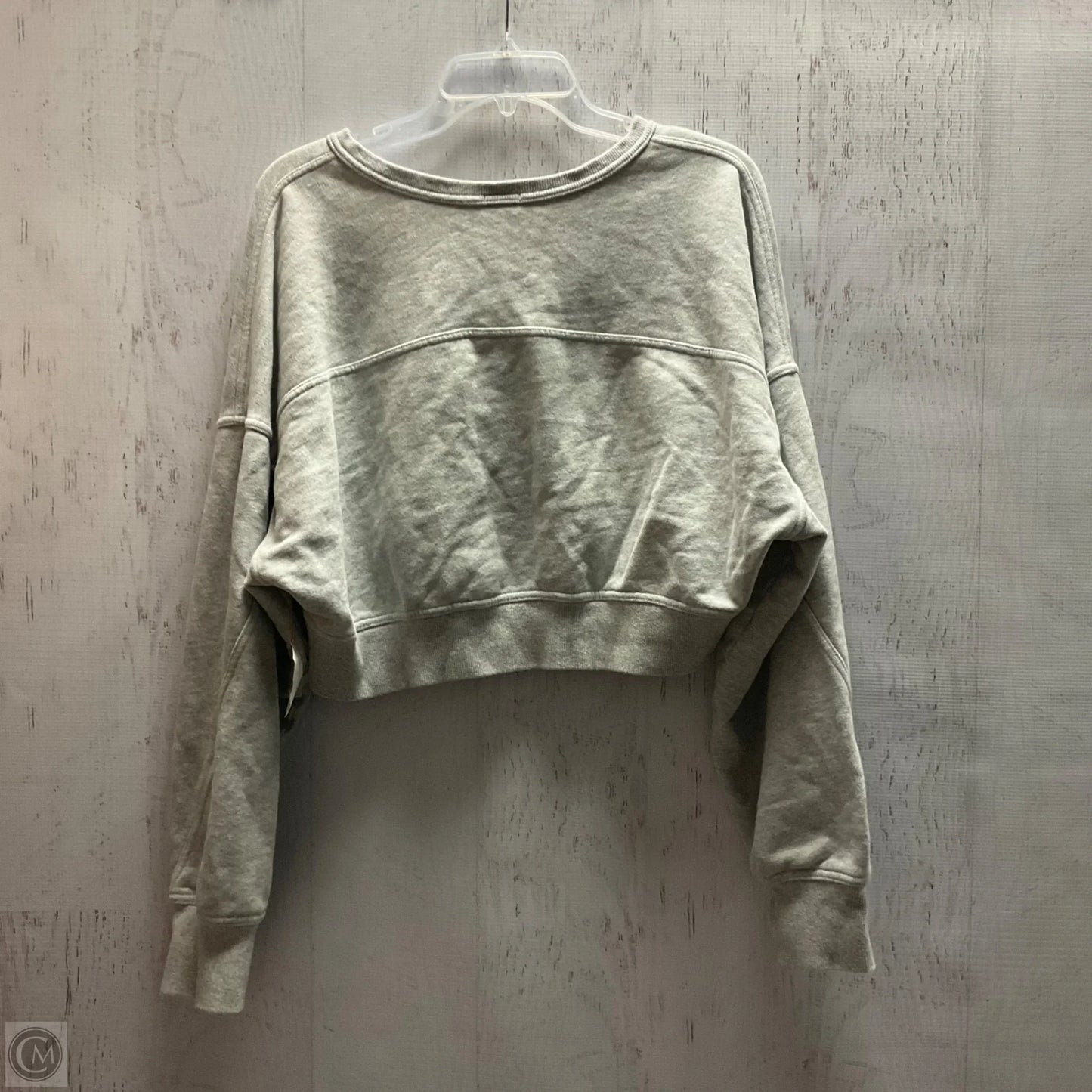 Sweatshirt Crewneck By Aerie In Grey, Size: M