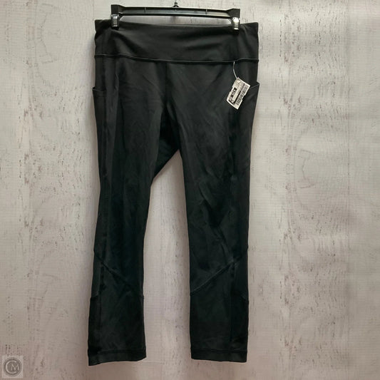 Athletic Capris By Lululemon In Black, Size: 6