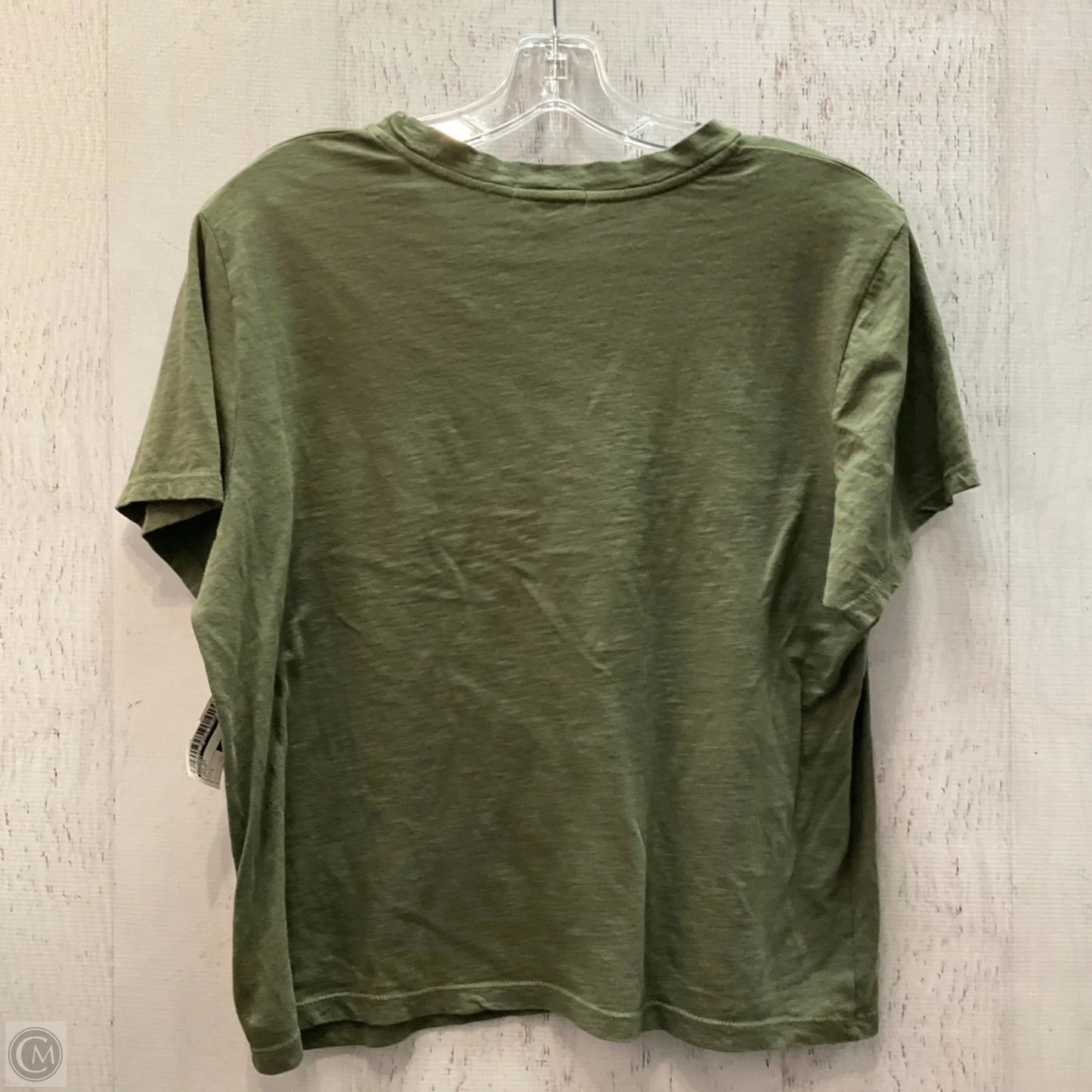 Top Short Sleeve By Sundry In Green, Size: L