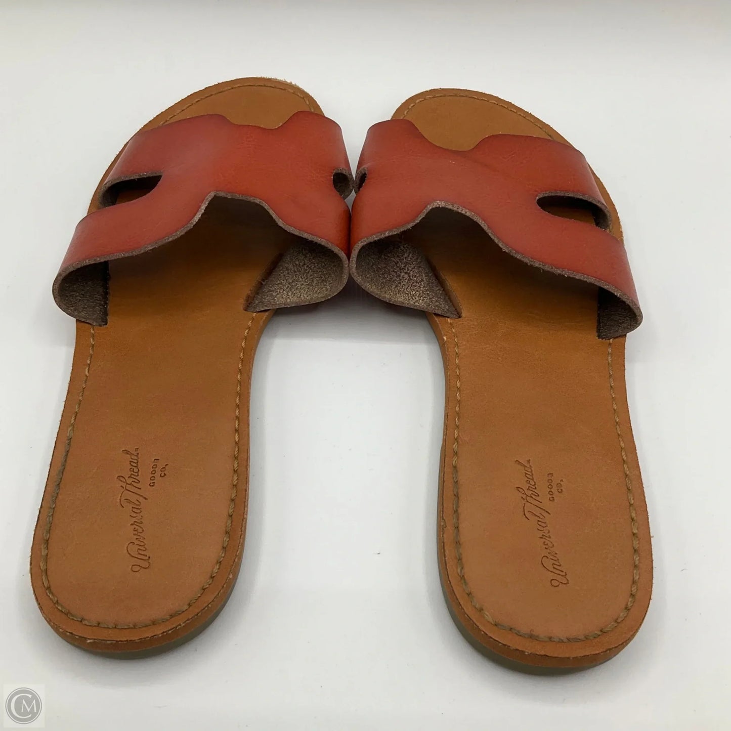 Sandals Flats By Universal Thread In Tan, Size: 8