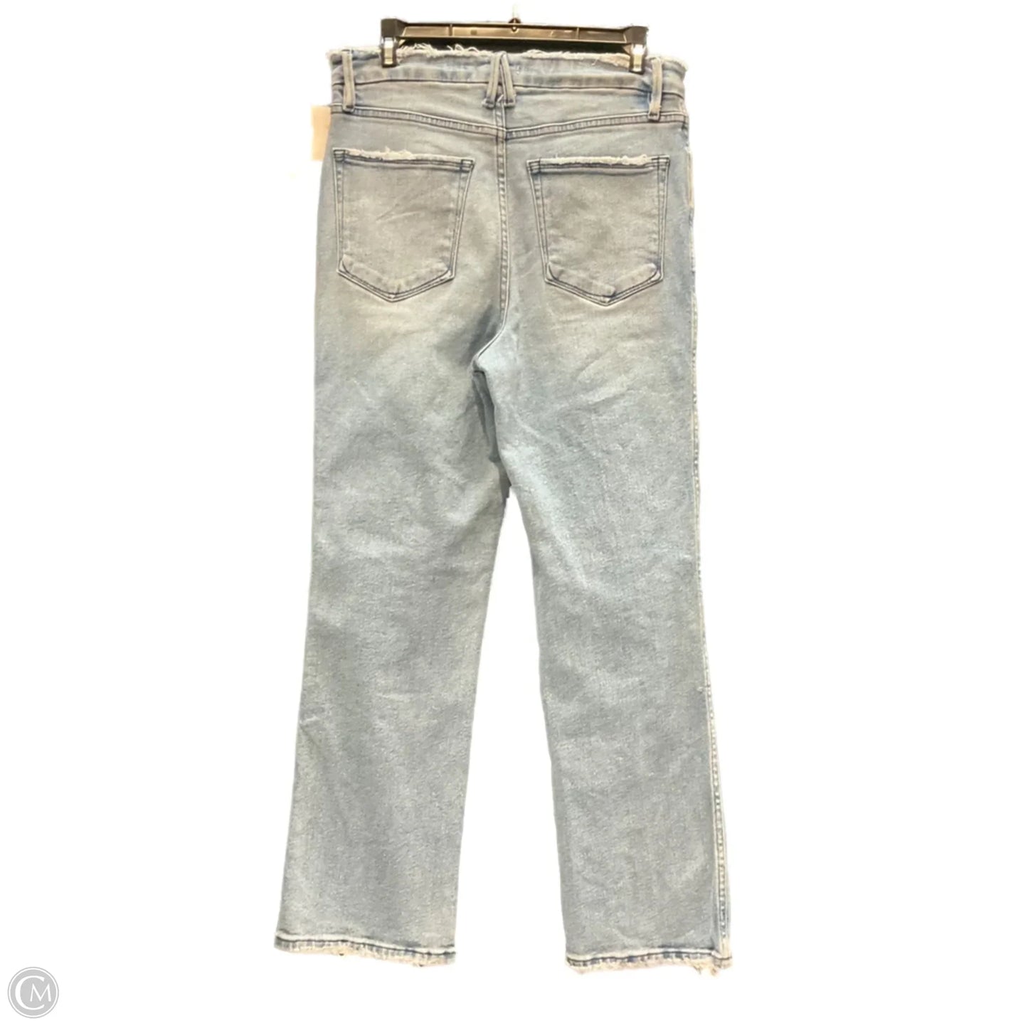 Jeans Straight By Good American In Blue Denim, Size: 6