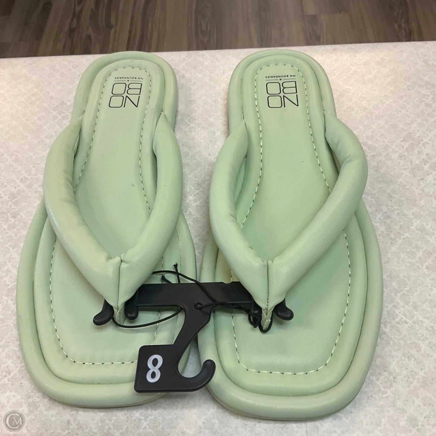 Sandals Flats By No Barriers In Green, Size: 8