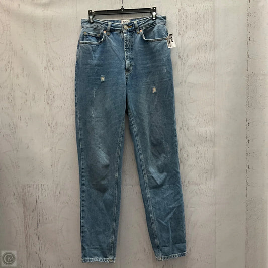 Jeans Straight By Bdg In Blue Denim, Size: 4