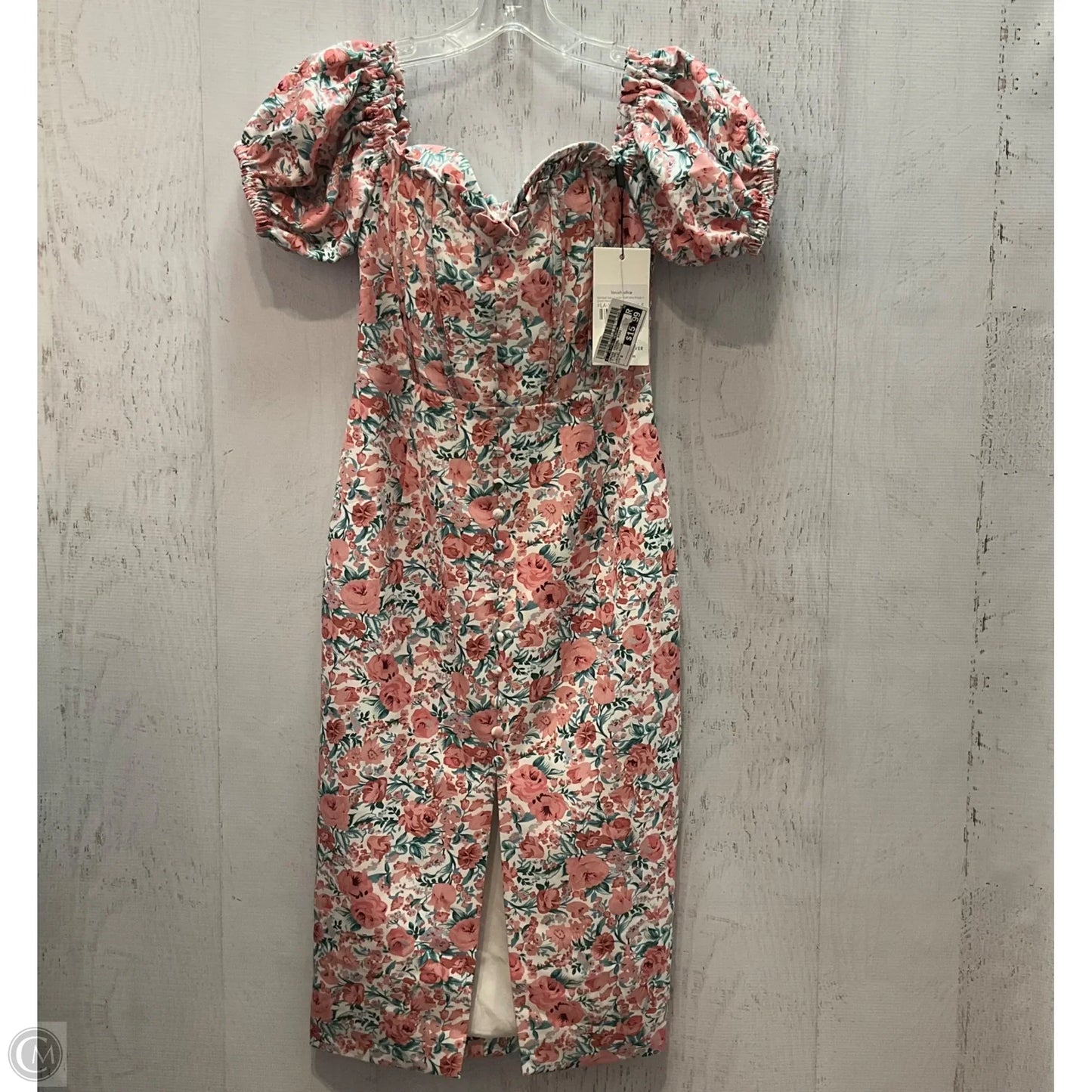 Dress Casual Midi By Clothes Mentor In Floral Print, Size: 2