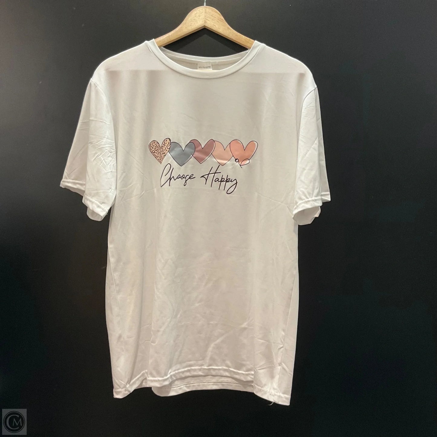 Top Short Sleeve Basic By Clothes Mentor In White, Size: Xl