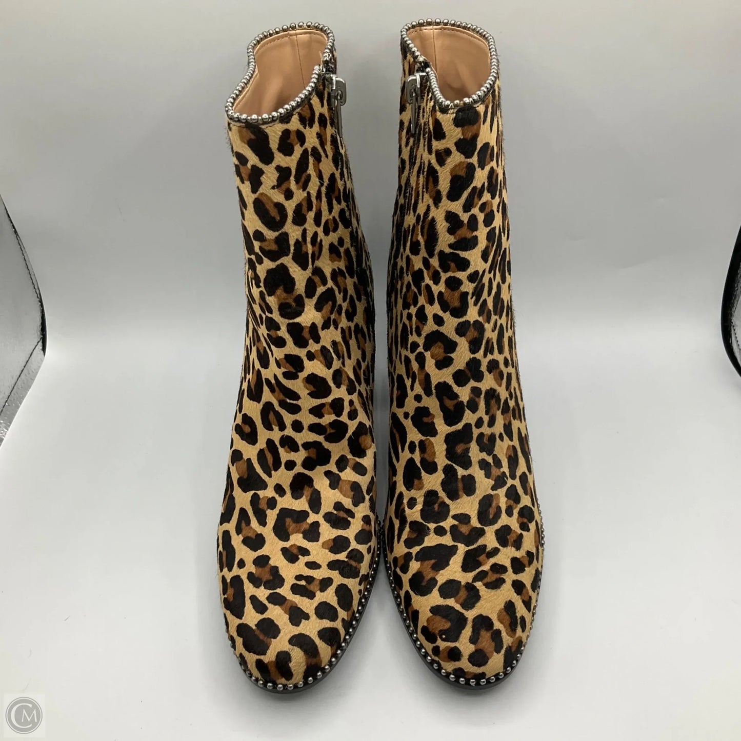 Boots Designer By Coach In Animal Print, Size: 9