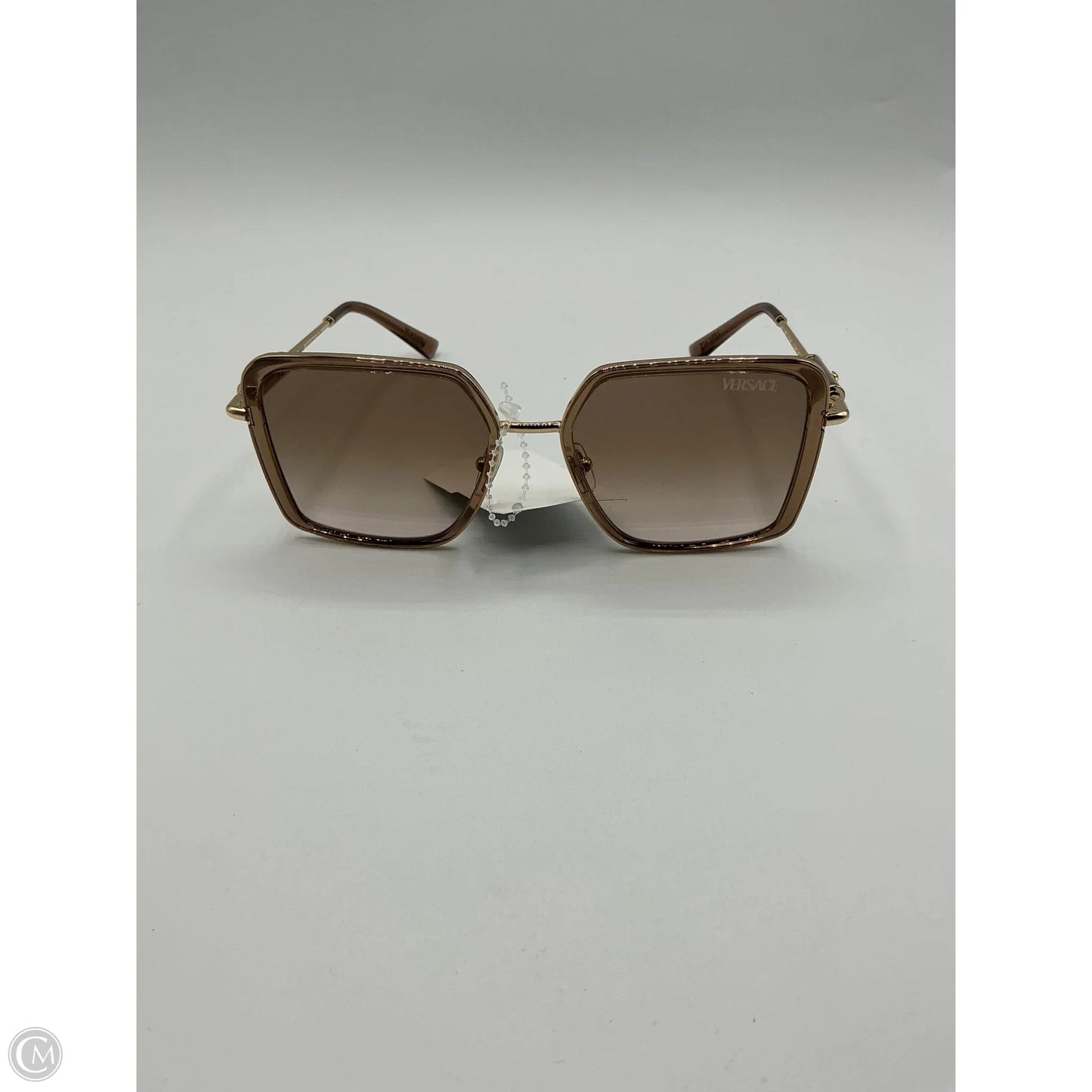 Sunglasses Luxury Designer By Versace, Size: Large