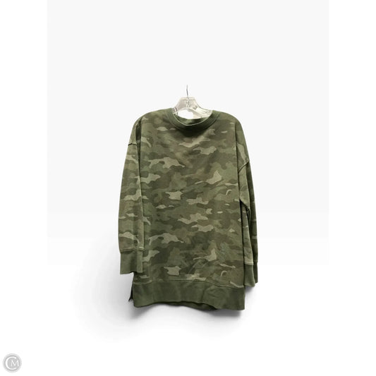 Sweatshirt Crewneck By Old Navy In Camouflage Print, Size: M