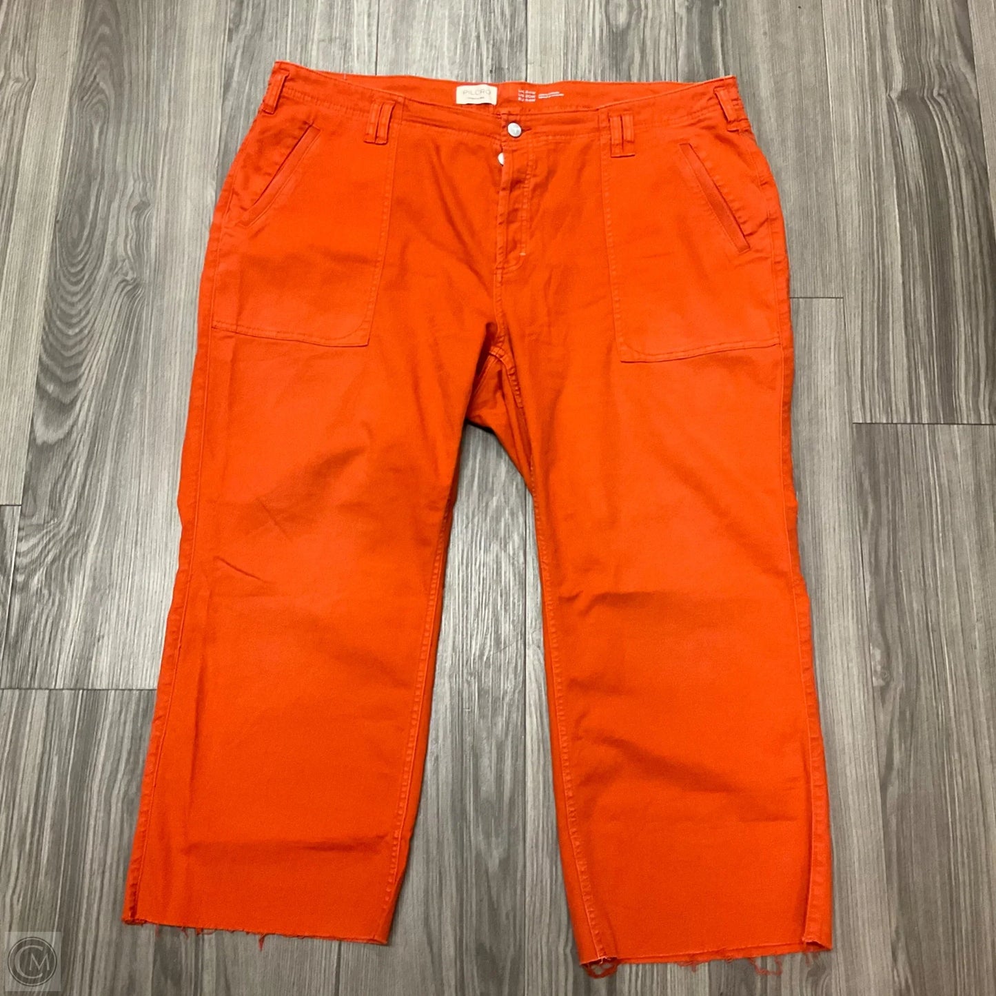 Jeans Straight By Pilcro In Orange, Size: 24