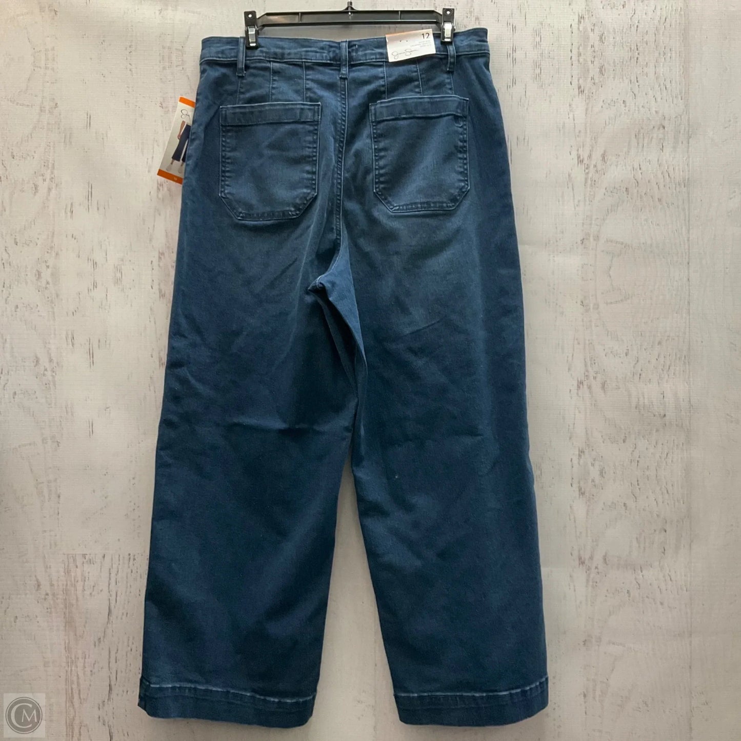 Jeans Flared By Jessica Simpson In Blue Denim, Size: 12
