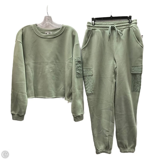Top 2pc Long Sleeve By Fashion Nova In Green, Size: L