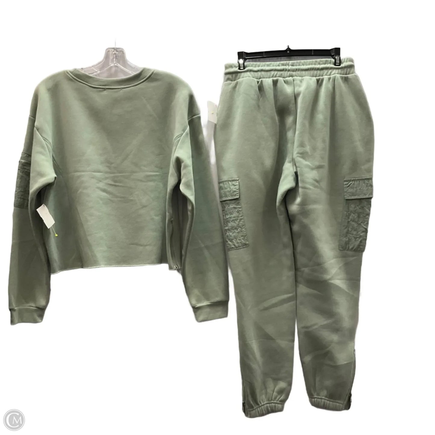 Top 2pc Long Sleeve By Fashion Nova In Green, Size: L