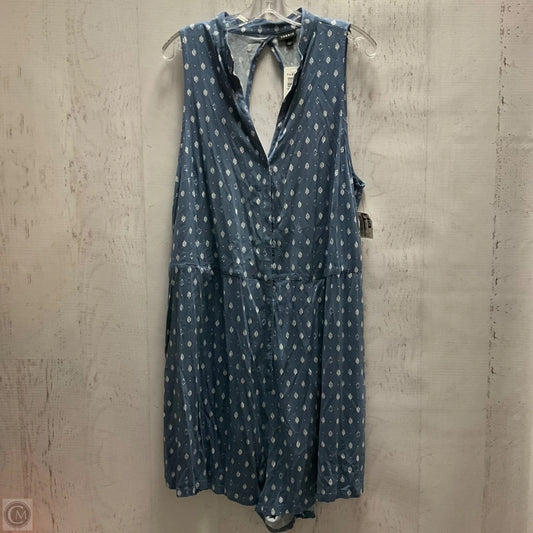 Dress Casual Short By Torrid In Blue, Size: 2x