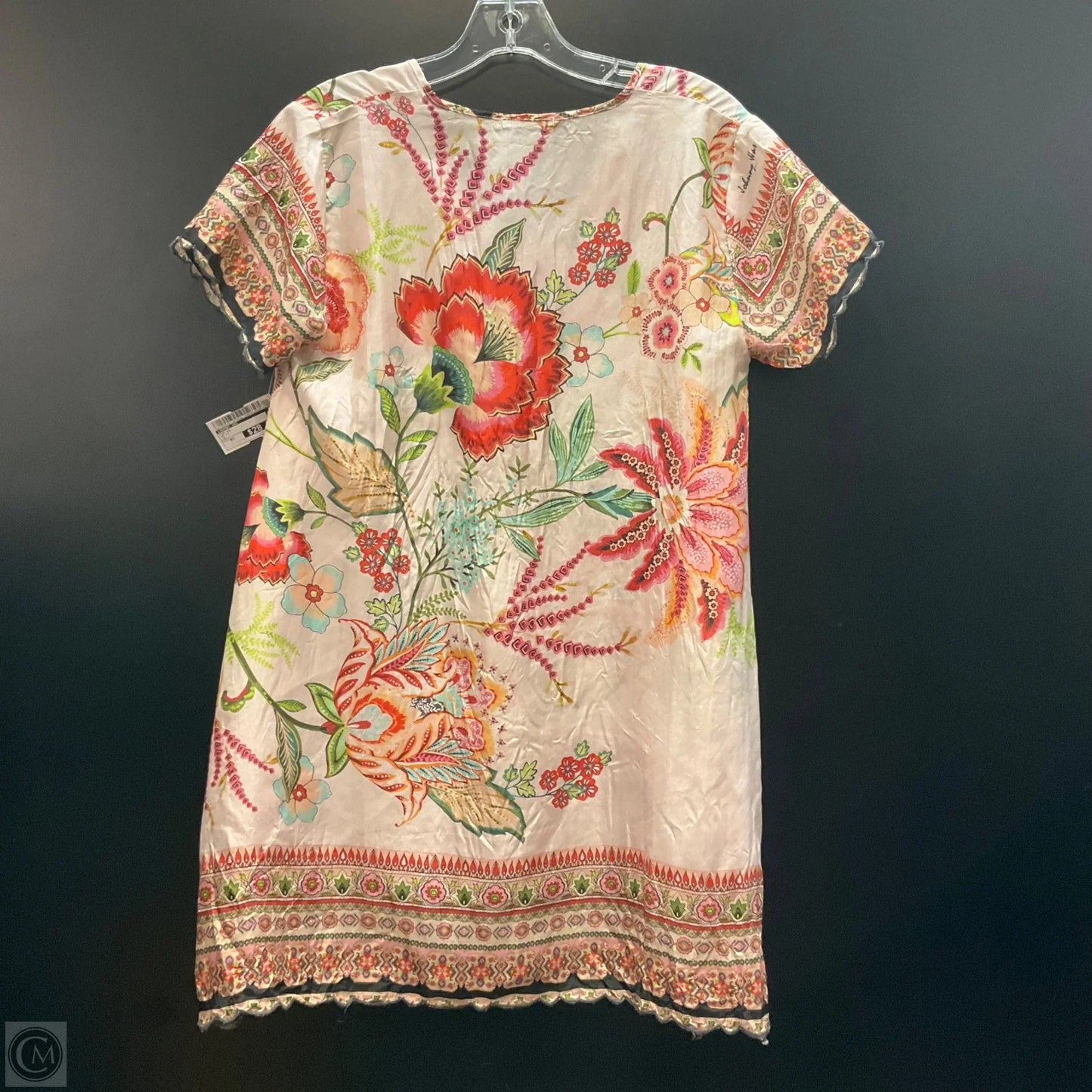 Top Short Sleeve By Johnny Was In Multi-colored, Size: Xs