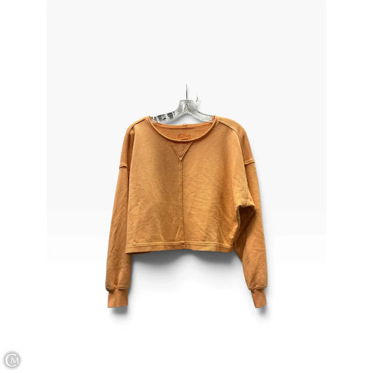 Sweatshirt Crewneck By Aerie In Orange, Size: S