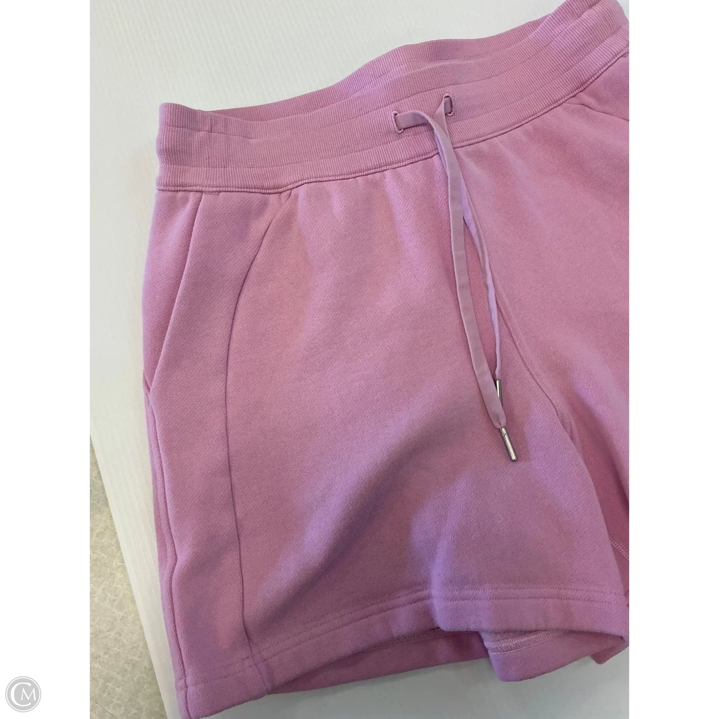Athletic Shorts By Lululemon In Pink, Size: 8