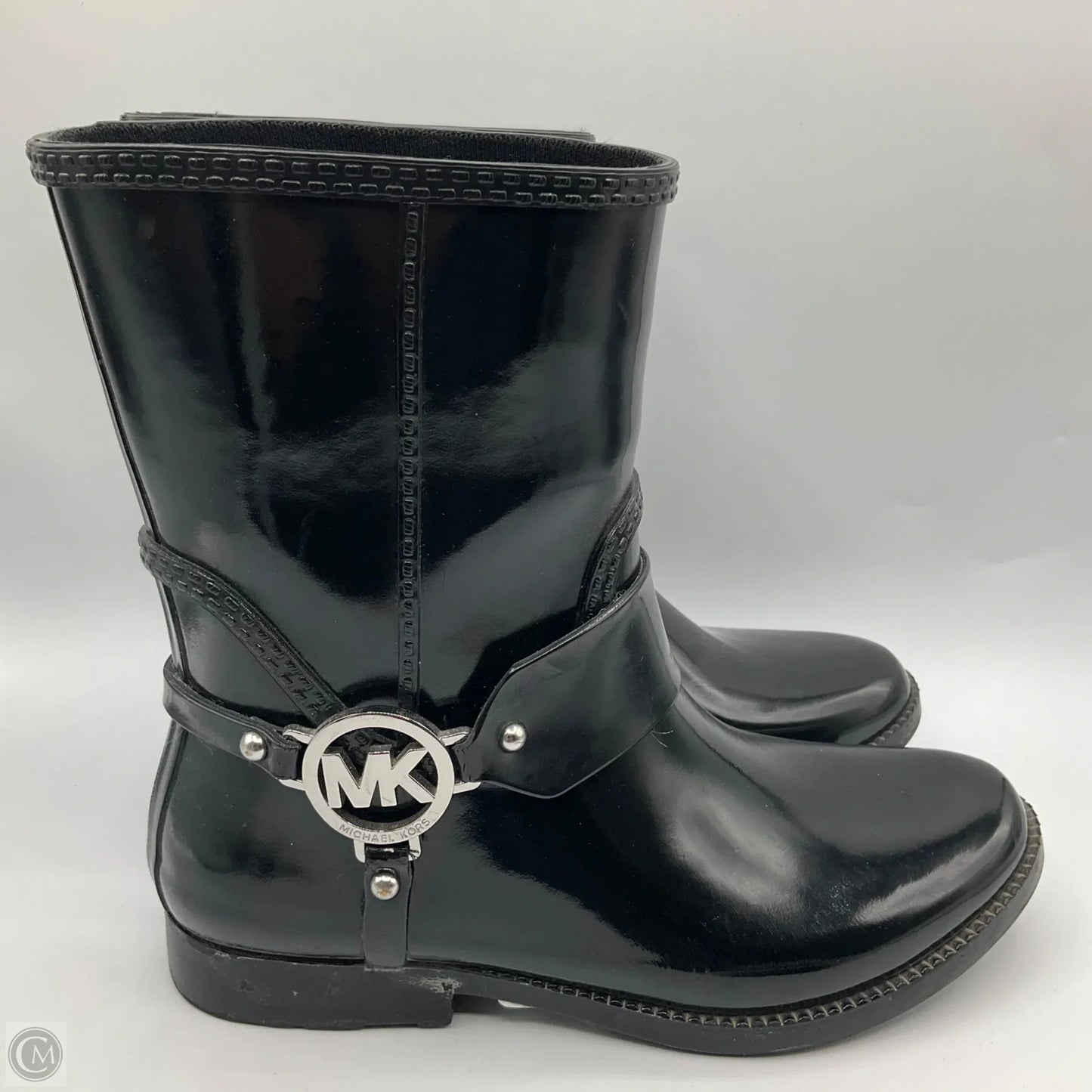 Boots Designer By Michael Kors In Black, Size: 6