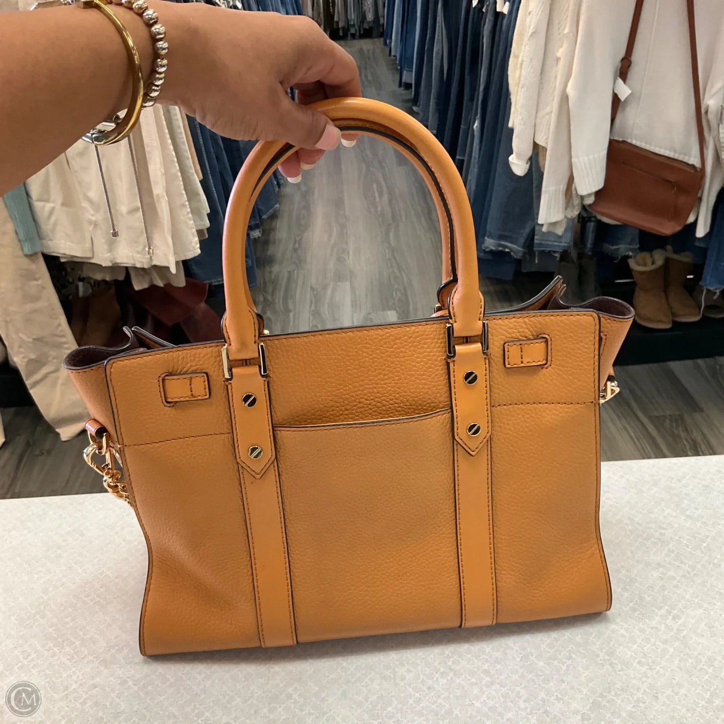 Crossbody Designer By Michael Kors, Size: Large