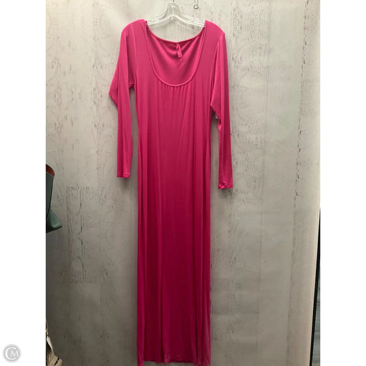 Dress Casual Maxi By Skims In Pink, Size: Xl