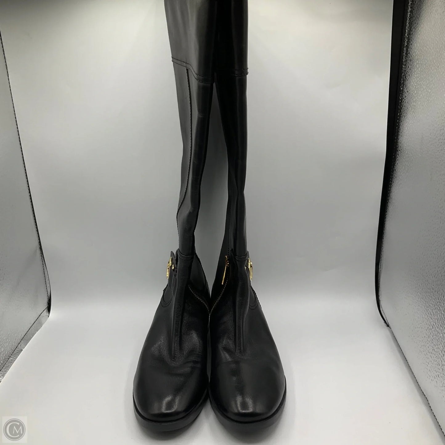 Boots Designer By Michael Kors In Black, Size: 6