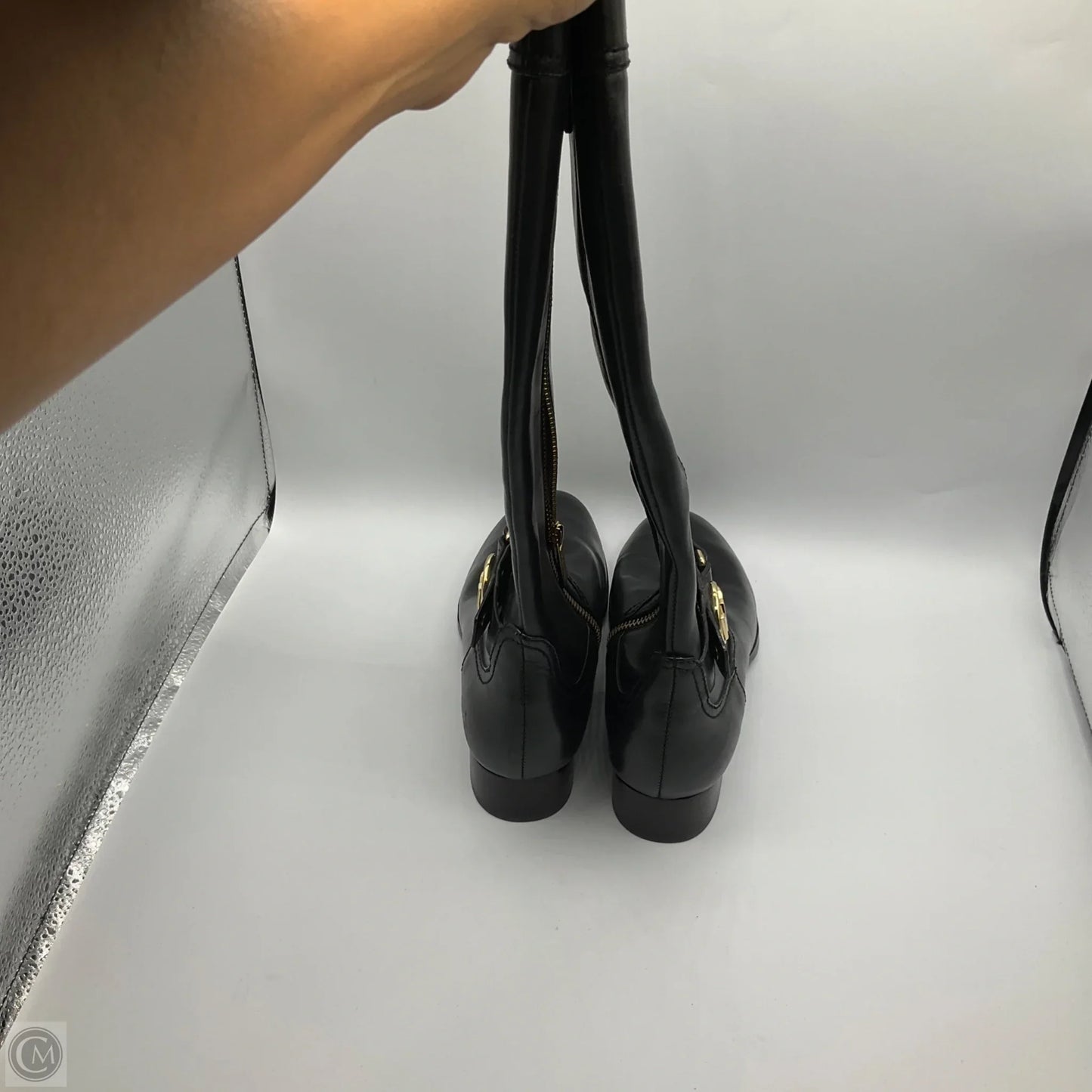 Boots Designer By Michael Kors In Black, Size: 6