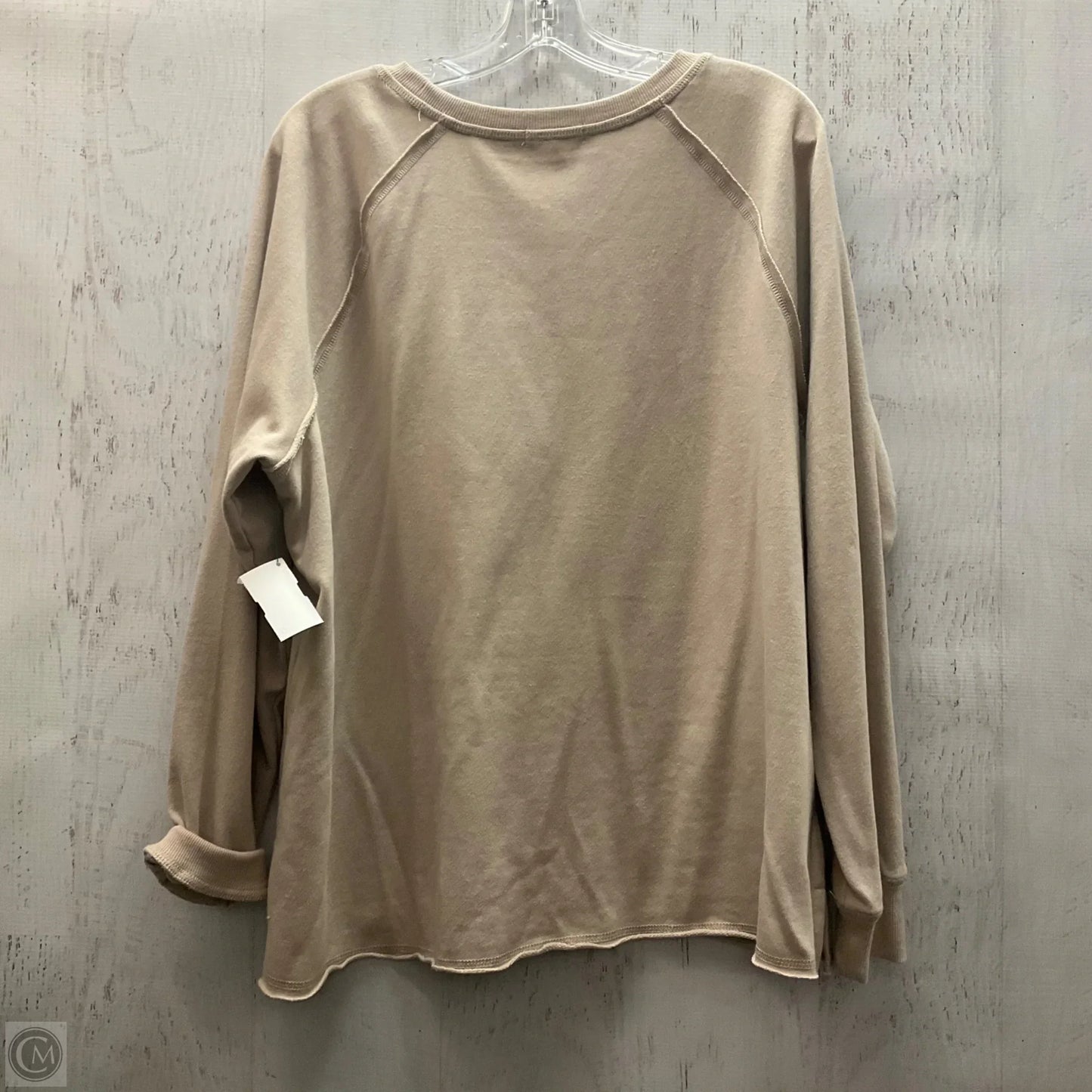 Top Long Sleeve By Maurices In Cream, Size: Xl