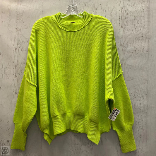 Sweater By Free People In Green, Size: Xs