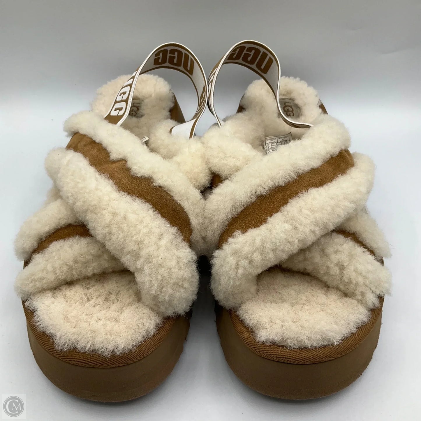 Sandals Designer By Ugg In Beige, Size: 10