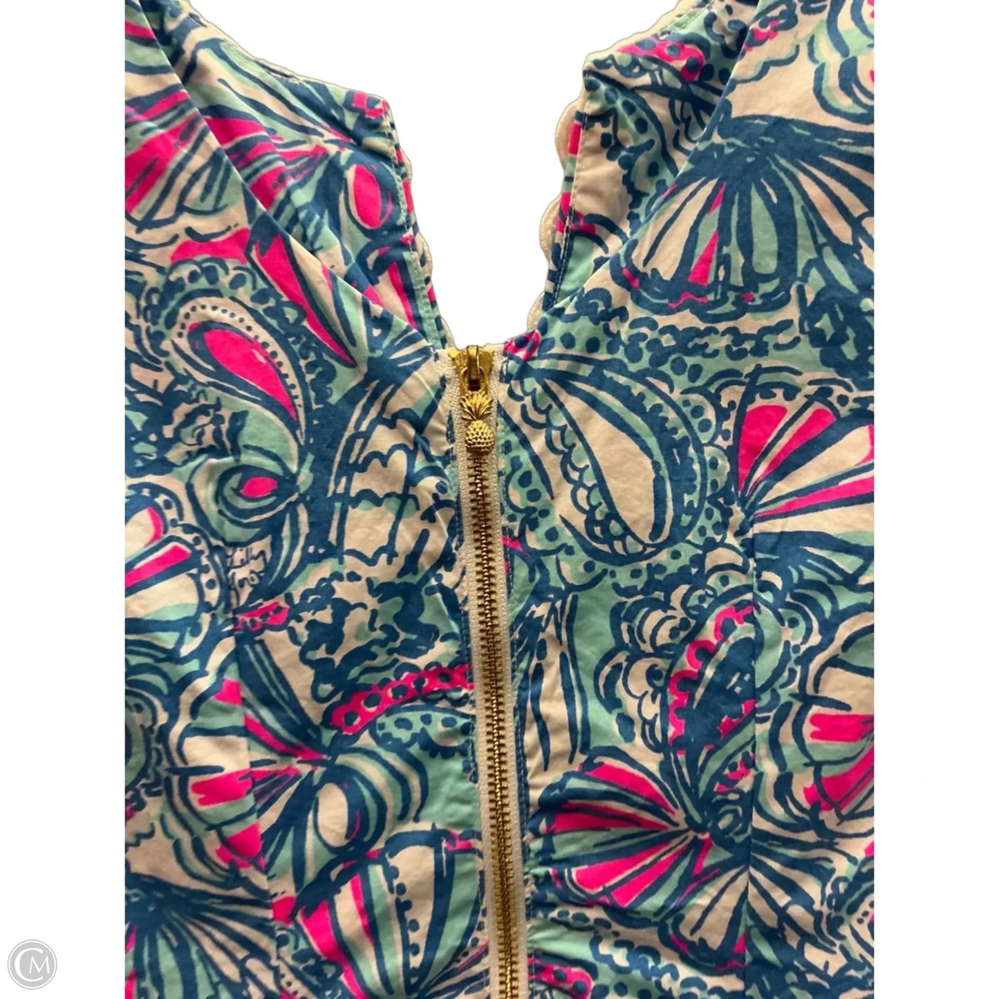 Dress Designer By Lilly Pulitzer In Blue & Pink, Size: 4