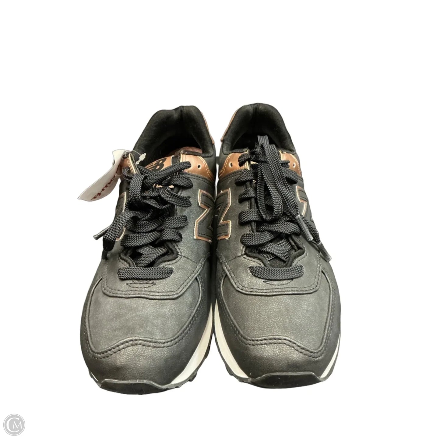 Shoes Athletic By New Balance In Black & Gold, Size: 6.5