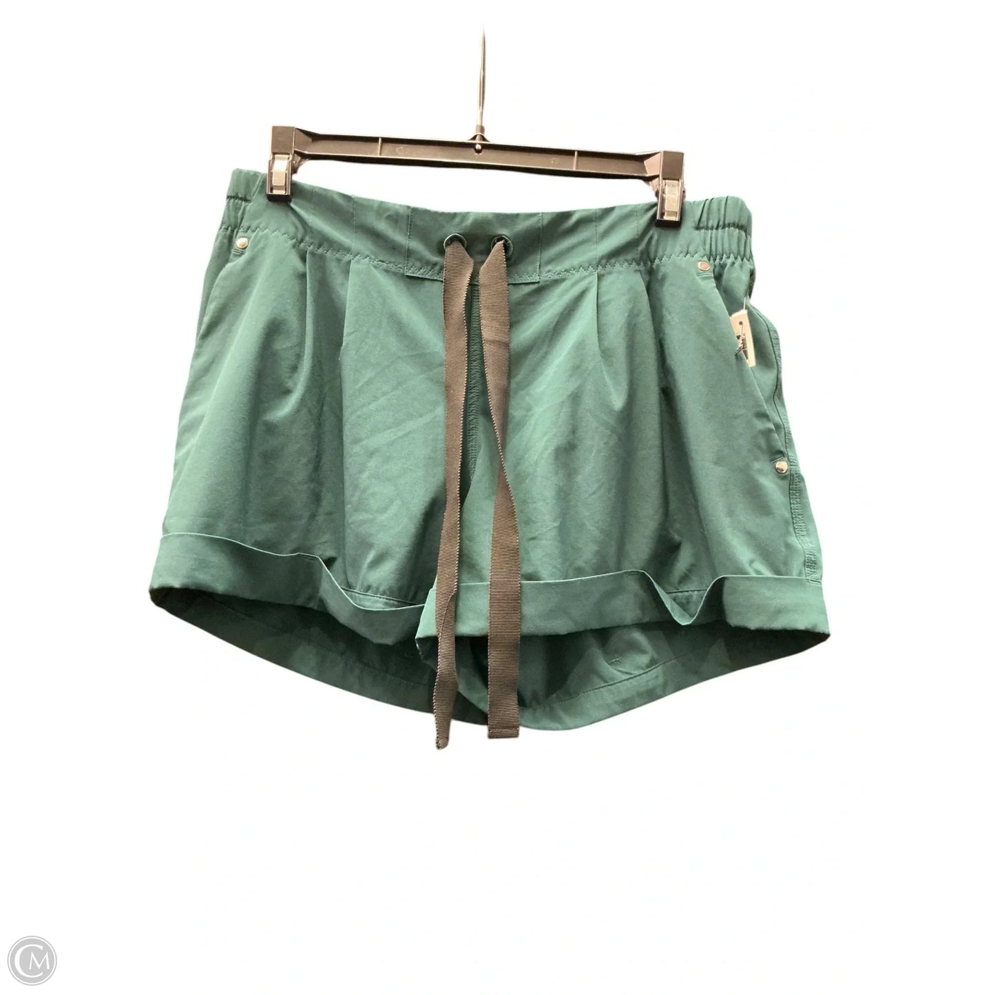 Athletic Shorts By Lululemon In Green, Size: 10