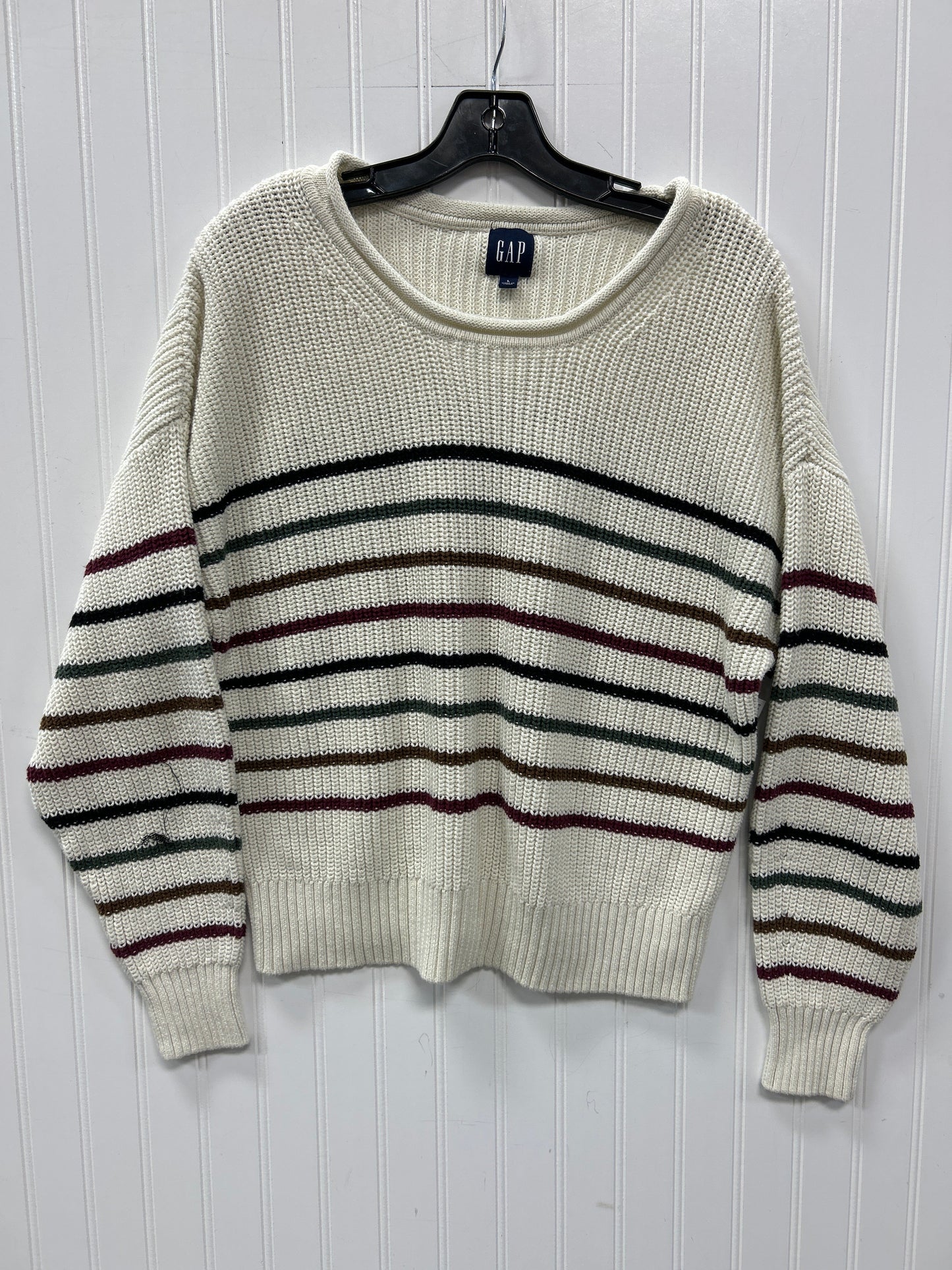 Sweater By Gap In Cream, Size:L