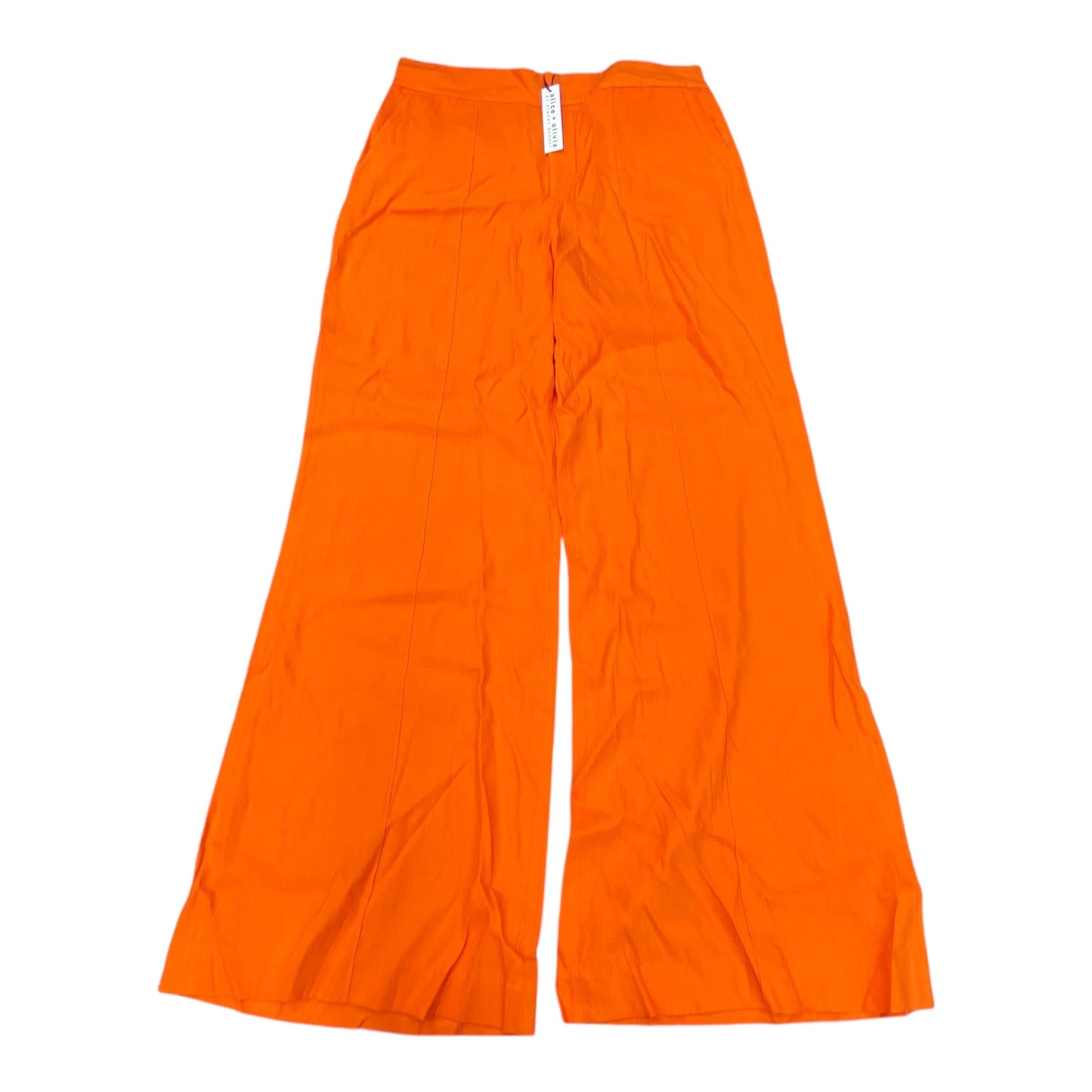 Pants Designer By Alice + Olivia In Orange, Size:14