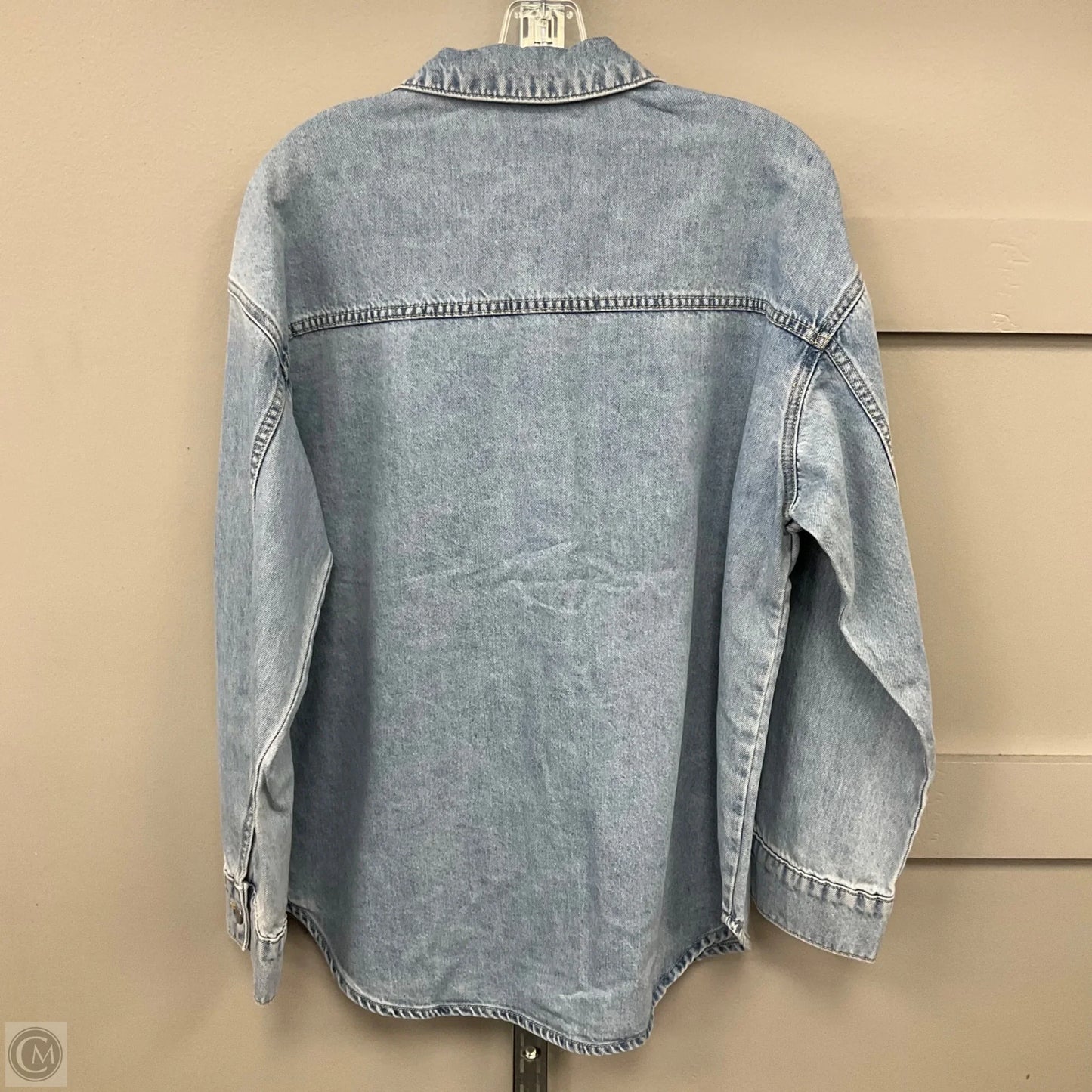Jacket Shirt By Nude Lucy In Blue, Size: Xs