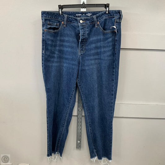 Jeans Straight By Old Navy In Blue, Size: 16