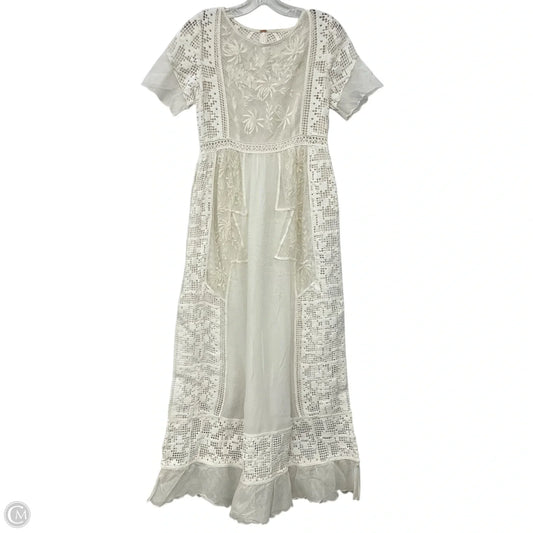 Dress Casual Maxi By Free People In White, Size: S