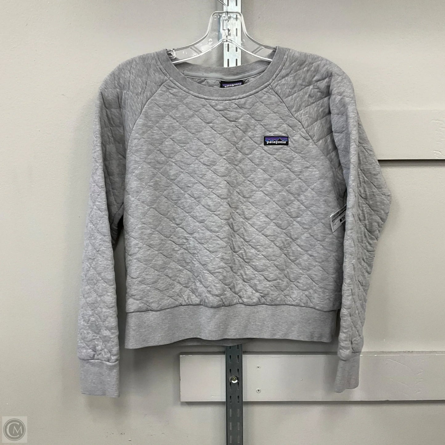 Sweatshirt Crewneck By Patagonia In Grey, Size: S