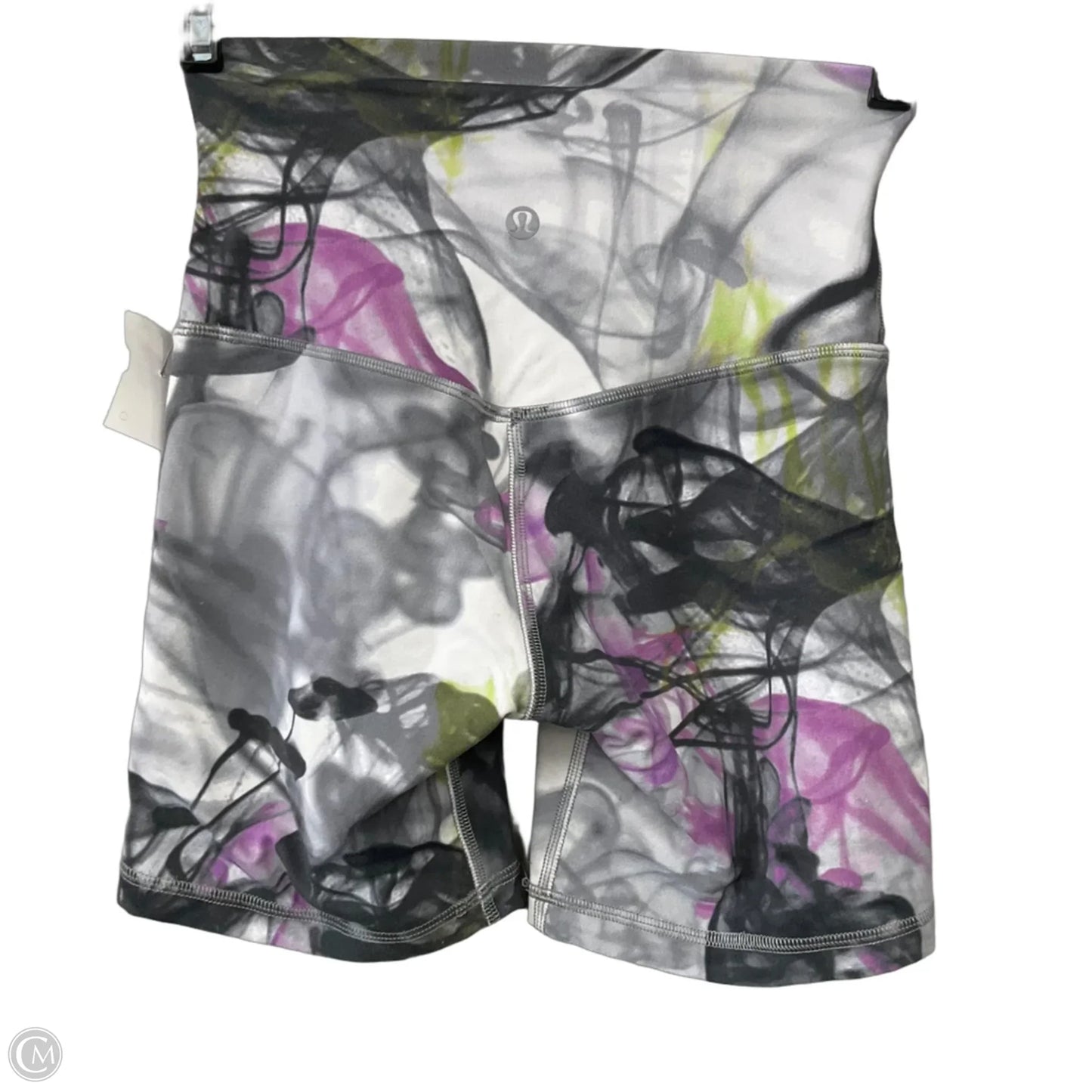 Athletic Shorts By Lululemon In Grey & Purple, Size: 4