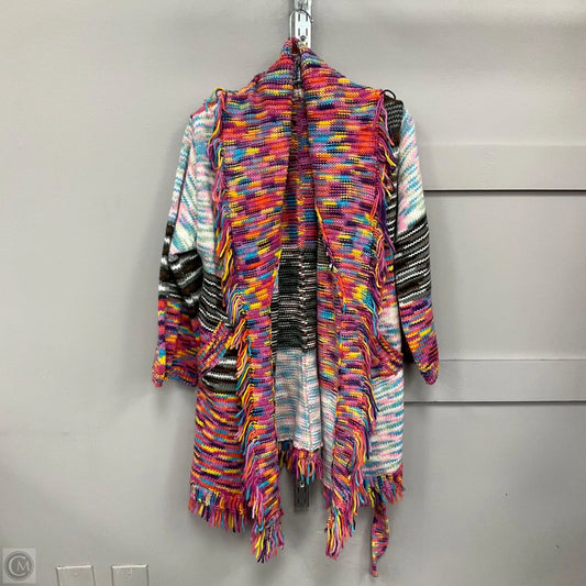 Cardigan By Pol In Rainbow Print, Size: S
