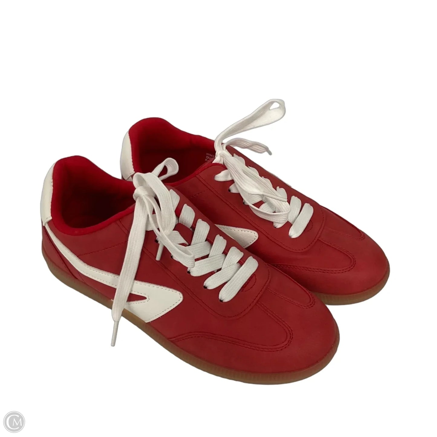 Shoes Sneakers By Dolce Vita In Red & White, Size: 6.5