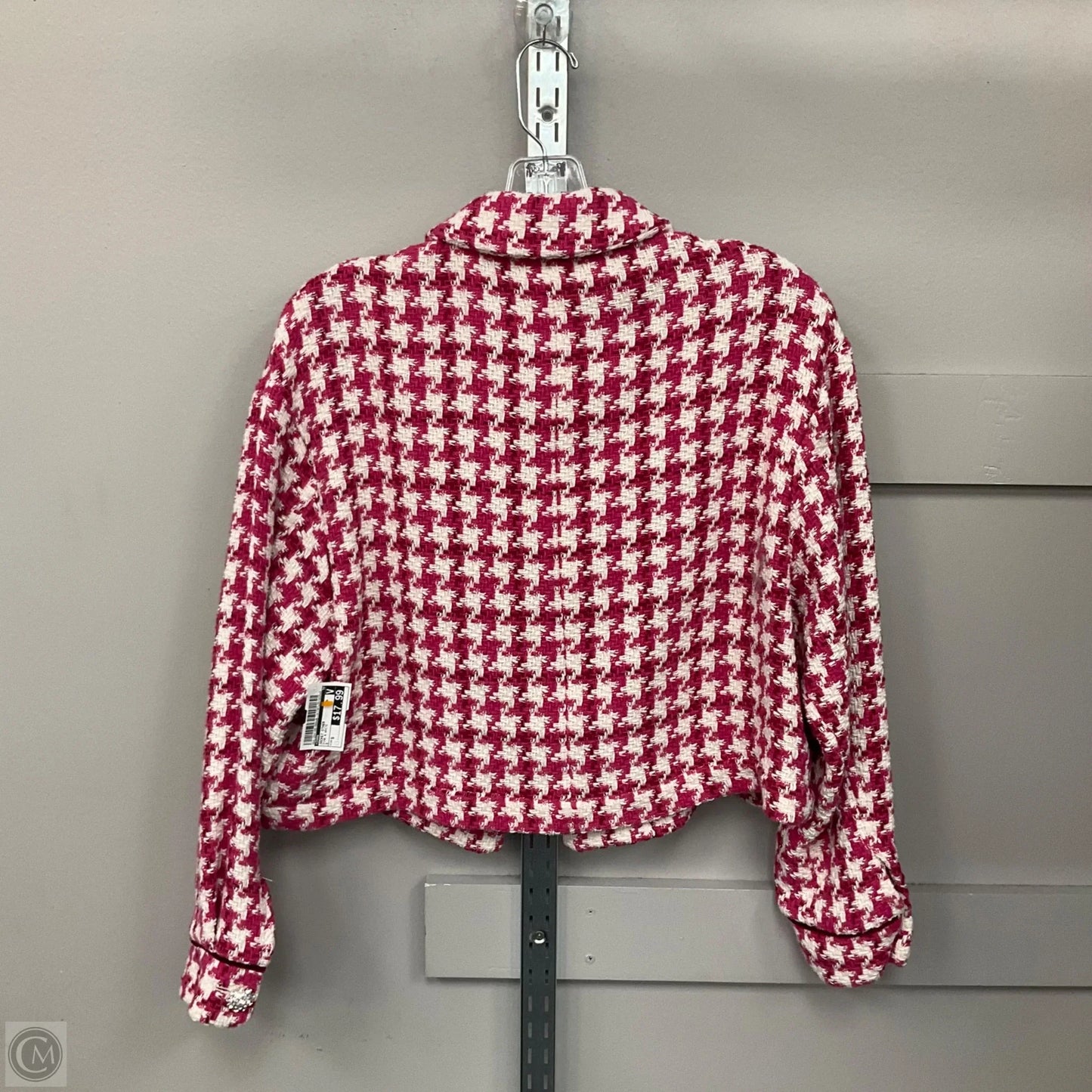 Jacket Other By Zara In Pink & White, Size: S