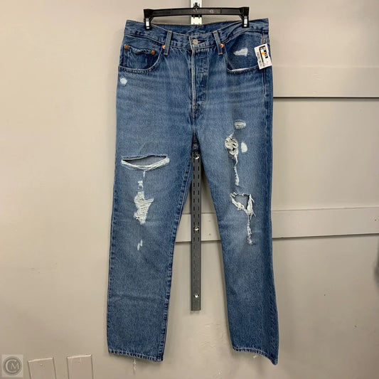 Jeans Straight By Levis In Blue, Size: 10