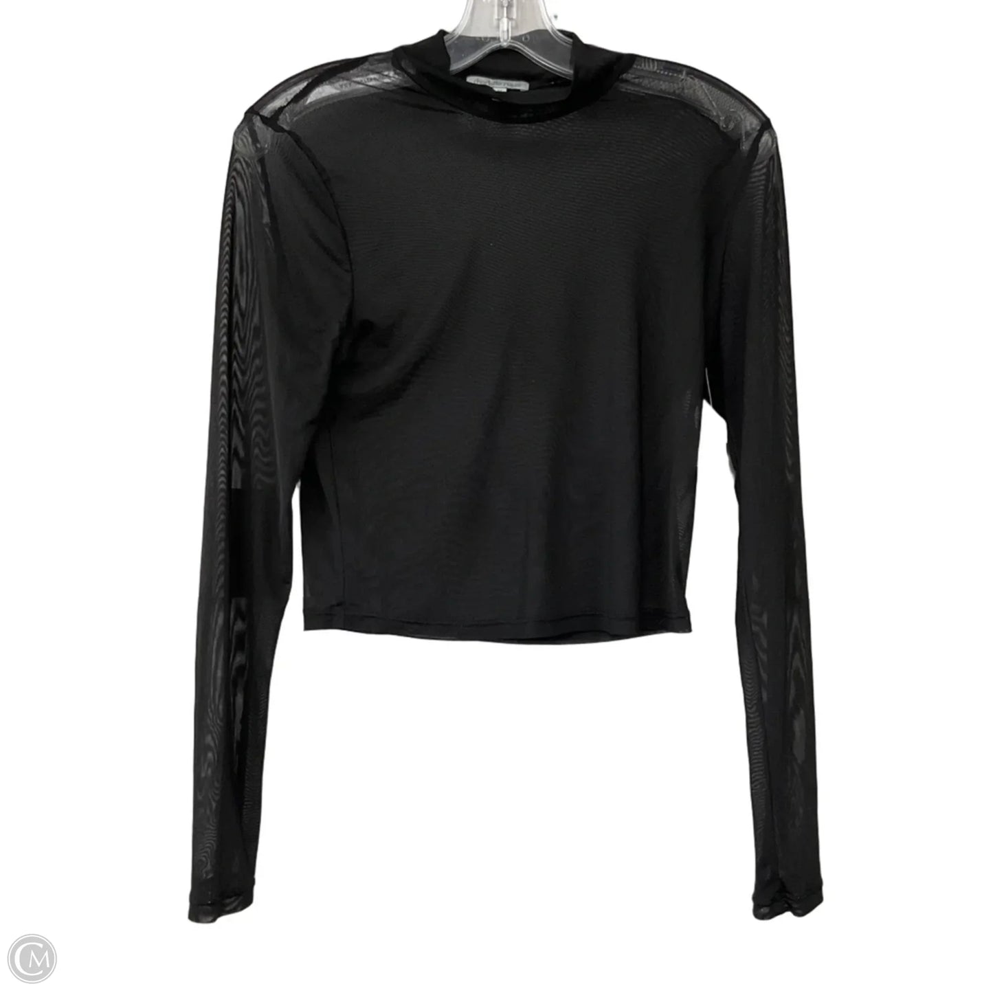 Top Long Sleeve Basic By Charlotte Russe In Black, Size: M