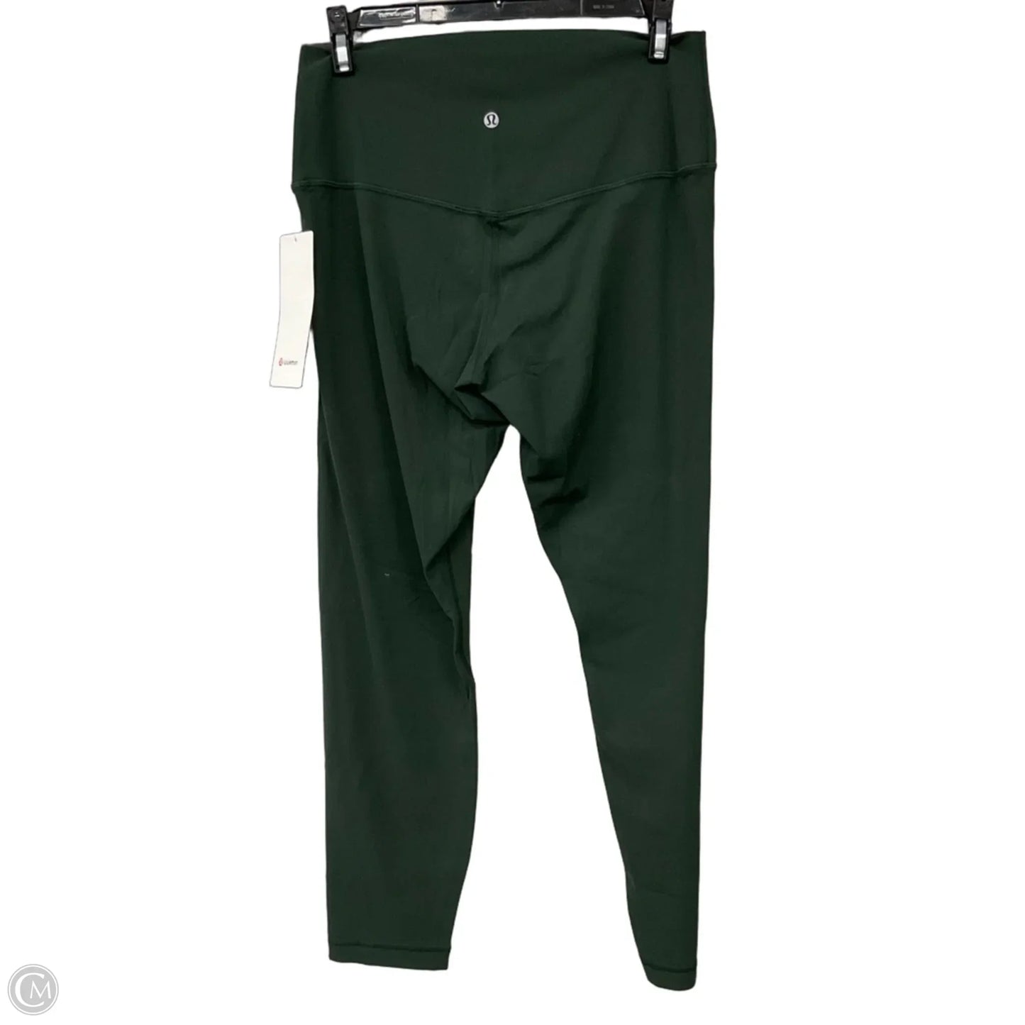 Athletic Leggings By Lululemon In Green, Size: 10