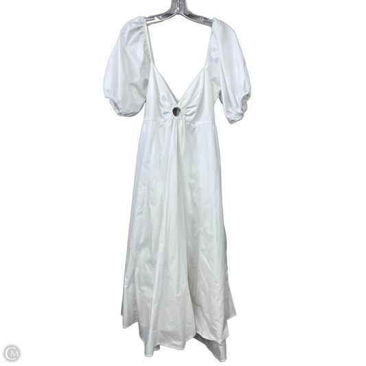 Dress Casual Maxi By Abercrombie And Fitch In White, Size: L