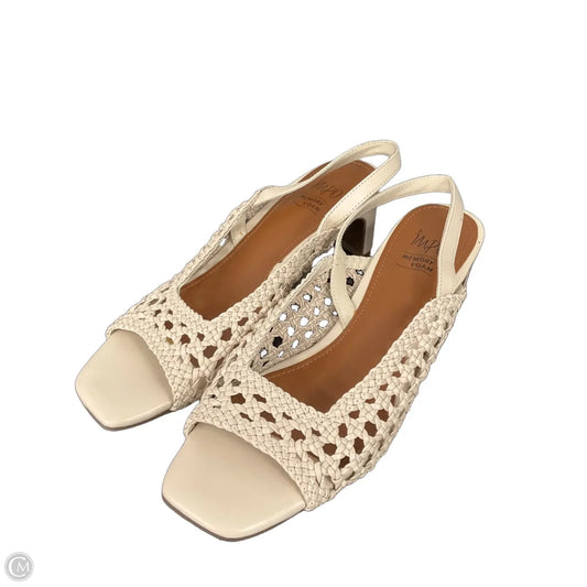 Shoes Heels Block By Impo In Beige, Size: 9.5