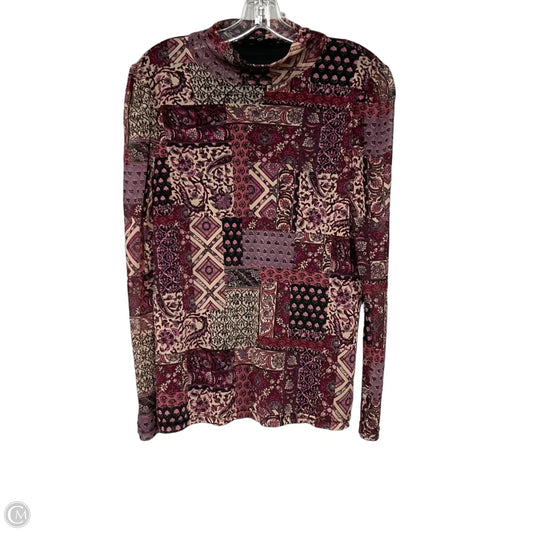 Top Long Sleeve By Jane And Delancey In Multi-colored, Size: L