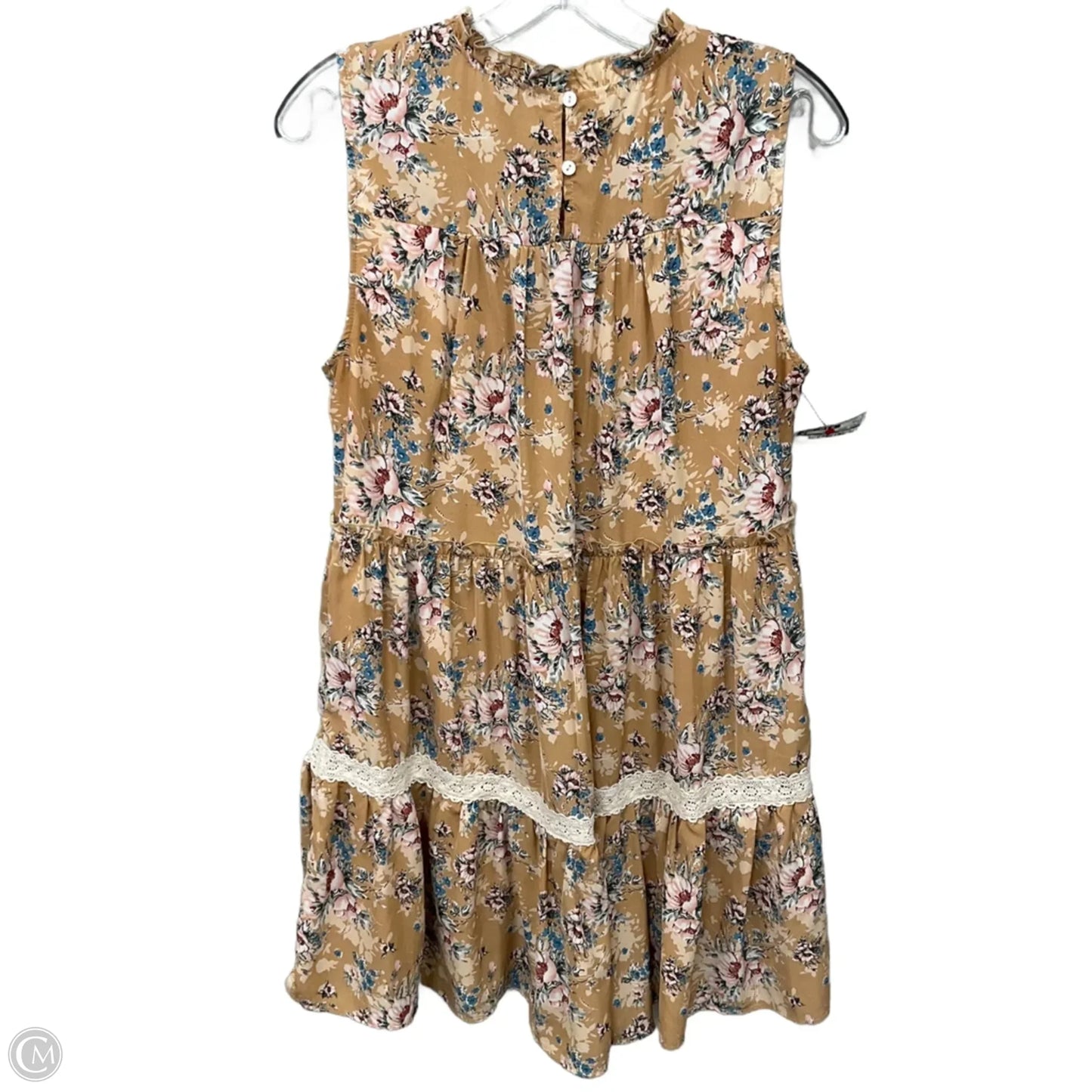Dress Casual Short In Floral Print, Size: M